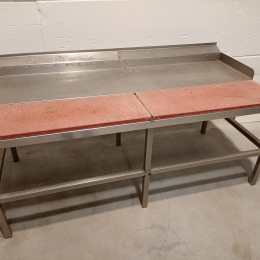 table inox avec ertalon